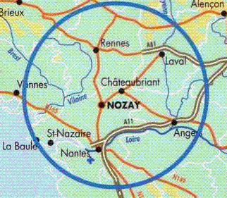 Situation de Nozay